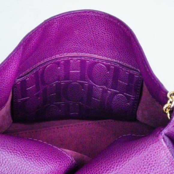 🔥🔥Carolina Herrera caviar leather satchel like new - Picture 7 of 11